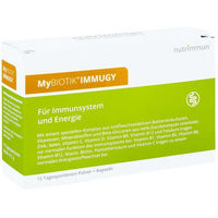 Produktbild von nutrimmun Mybiotik Immugy Kombipackung mit 15x2 g Pulver und 30 Kapseln glutenfrei laktosefrei ohne Zusatzstoffe