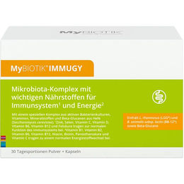 nutrimmun MyBIOTIK IMMUGY Kombipackung mit 60 Kapseln und 30x2 g glutenfrei laktosefrei ohne Zusatzstoffe – Bild 1 von 1