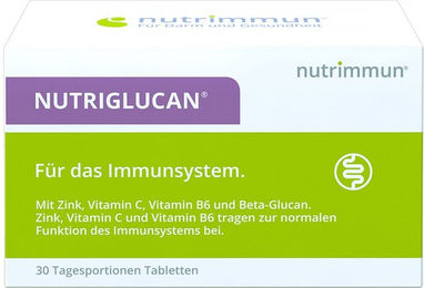 nutrimmun Nutriglucan Tabletten mit Beta-Glucan, 90 Stück, glutenfrei und laktosefrei – Bild 1 von 1