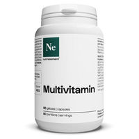 Produktbild von Nutrimuscle Multivitamin Kapseln für Sportler glutenfrei laktosefrei keto 60g