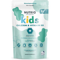 Produktbild von NUTRIQ Calcium & Vitamin D3 Gummis für Kinder vegan und zuckerfrei 60 Stück
