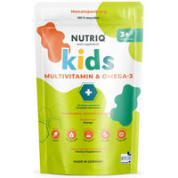 Produktbild von NUTRIQ Multivitamin und Omega 3 Gummis vegan und zuckerfrei für Kinder