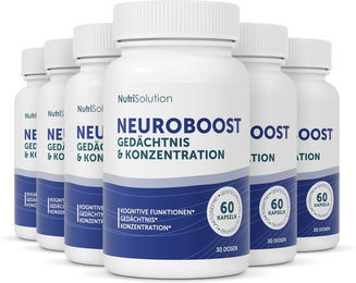 NutriSolution Neuro Boost vegane Kapseln ohne Zusatzstoffe – Bild 1 von 5