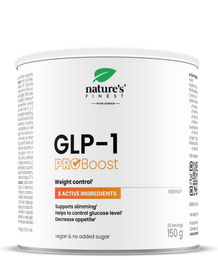 nutrisslim GLP-1 ProBoost Pulver mit Flohsamenschalen und Kaktusfeigenstamm-Extrakt, vegan und zuckerfrei, 150 g – Bild 1 von 2