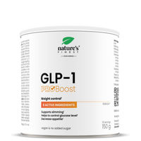 Produktbild von nutrisslim GLP-1 ProBoost Pulver mit Flohsamenschalen und Kaktusfeigenstamm-Extrakt, vegan und zuckerfrei, 150 g