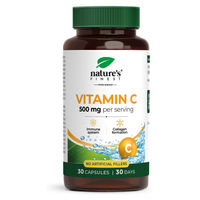 Produktbild von Nutrisslim Vitamin C 500 mg Kapseln mit Hagebutte vegan 30 Kapseln