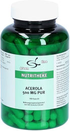Nutritheke Acerola 500 mg Bio Kapseln 180 Stück – Bild 1 von 2