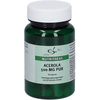 Produktbild von NUTRITHEKE Acerola 500 mg Kapseln glutenfrei laktosefrei ohne Gelatine