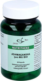 Nutritheke Ashwagandha 500 mg Bio Kapseln 60 Stück – Bild 1 von 2
