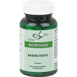 Nutritheke Basencitrate Mineralstoff-Komplex Kapseln vegan laktosefrei glutenfrei 90 Stück – Bild 1 von 2