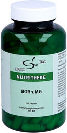 NUTRITHEKE Bor 3 mg Kapseln 120 Stück glutenfrei laktosefrei ohne Gelatine – Bild 1 von 2