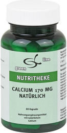 Nutritheke Calcium Algenkalk Sango 170 mg Kapseln 60 Stück laktosefrei und glutenfrei – Bild 1 von 3
