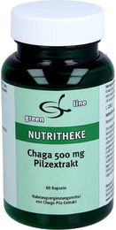 Nutritheke Chaga Pilzextrakt 500 mg Kapseln 60 Stück – Bild 1 von 2