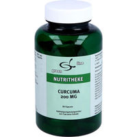 Produktbild von Nutritheke Curcuma Extrakt 200 mg Kapseln 90 Stück glutenfrei laktosefrei ohne Gelatine