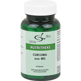 NUTRITHEKE Curcuma Extrakt Kapseln 200 mg 60 Stück glutenfrei laktosefrei ohne Gelatine – Bild 1 von 2