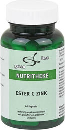 Nutritheke Ester-C und Zink Kapseln glutenfrei laktosefrei ohne Gelatine 60 Stück – Bild 1 von 2