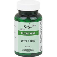 Produktbild von Nutritheke Ester-C und Zink Kapseln glutenfrei laktosefrei ohne Gelatine 60 Stück