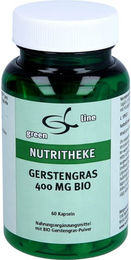 Nutritheke Gerstengras Bio Kapseln 400 mg 60 Stück – Bild 1 von 2