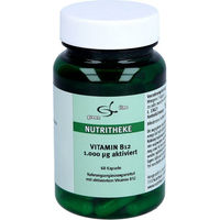 Produktbild von Nutritheke Green Line Vitamin B12 aktiviert 1000 µg Kapseln 60 Stück vegan glutenfrei laktosefrei