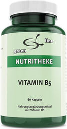 Nutritheke Green Line Vitamin B5 Pantothensäure Kapseln glutenfrei ohne Gelatine und Zusatzstoffe 60 Stück – Bild 1 von 1