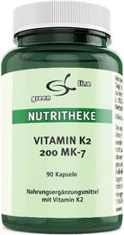 Nutritheke Green Line Vitamin K2 MK-7 200 µg Kapseln 90 Stück – Bild 1 von 1
