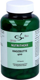 Nutritheke Hagebutte 400 Kapseln 120 Stück glutenfrei laktosefrei ohne Gelatine – Bild 1 von 2