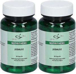 Nutritheke Jodalgen Braunalge Kelp Kapseln glutenfrei ohne Zusatzstoffe 180 Stück – Bild 1 von 1
