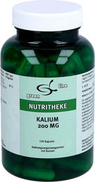 NUTRITHEKE Kalium 200 mg Kapseln 120 Stück laktosefrei glutenfrei ohne Gelatine – Bild 1 von 2