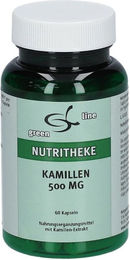Nutritheke Kamille 500 mg Kapseln vegan glutenfrei laktosefrei ohne Zusatzstoffe – Bild 1 von 2