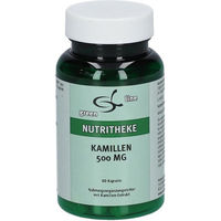 Produktbild von Nutritheke Kamille 500 mg Kapseln vegan glutenfrei laktosefrei ohne Zusatzstoffe