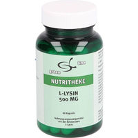 Produktbild von Nutritheke L-Lysin 500 mg Kapseln 60 Stück glutenfrei laktosefrei ohne Gelatine