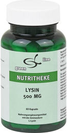Nutritheke L-Lysin 500 mg Kapseln 60 Stück glutenfrei laktosefrei ohne Gelatine – Bild 1 von 2