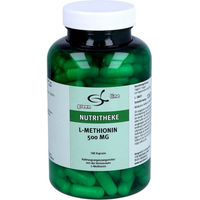 Produktbild von Nutritheke L-Methionin 500 mg Kapseln 180 Stück glutenfrei laktosefrei ohne Gelatine