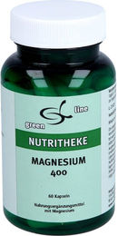 Nutritheke Magnesium Oxid Kapseln 400 mg 60 Stück glutenfrei laktosefrei ohne Gelatine – Bild 1 von 3