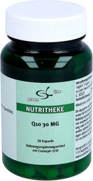 Nutritheke Q10 Ubiquinon 30 mg Kapseln 30 Stück vegetarisch glutenfrei laktosefrei – Bild 1 von 2