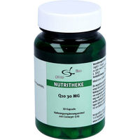 Produktbild von Nutritheke Q10 Ubiquinon 30 mg Kapseln 30 Stück vegetarisch glutenfrei laktosefrei