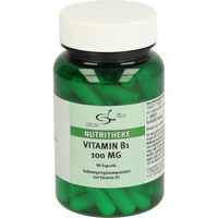 Produktbild von Nutritheke Vitamin B1 100 mg Kapseln 90 Stück glutenfrei und laktosefrei