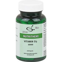 Produktbild von Nutritheke Vitamin D3 1000 I.E. Kapseln 180 Stück glutenfrei laktosefrei ohne Gelatine