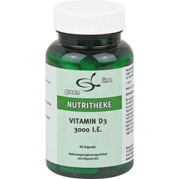 NUTRITHEKE Vitamin D3 3000 I.E. Kapseln 90 Stück laktosefrei ohne Gelatine und Zusatzstoffe – Bild 1 von 2