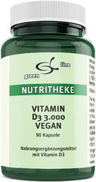 Nutritheke Vitamin D3 3000 vegan Kapseln 90 Stück – Bild 1 von 1