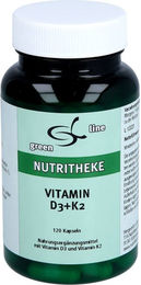 Nutritheke Vitamin D3 + K2 Kapseln 3000 IE 120 Stück – Bild 1 von 3