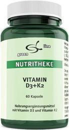 Nutritheke Vitamin D3 + K2 Kapseln 3000 IE 60 Stück – Bild 1 von 1