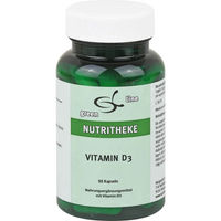 Produktbild von Nutritheke Vitamin D3 Kapseln 1000 IE 90 Stück laktosefrei glutenfrei ohne Gelatine