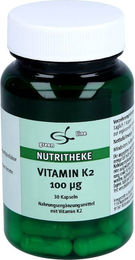 NUTRITHEKE Vitamin K2 100 µg Kapseln 30 Stück glutenfrei laktosefrei ohne Gelatine – Bild 1 von 2