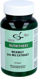 Nutritheke Wermut Extrakt 500 mg Kapseln 60 Stück vegan glutenfrei laktosefrei – Bild 1 von 2