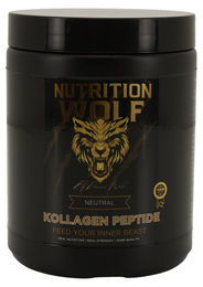 Nutrition Wolf Kollagen Peptide Pulver 400 g – Typ I & Typ III Kollagen aus Rind ohne Zusatzstoffe – Neutral – Bild 1 von 4