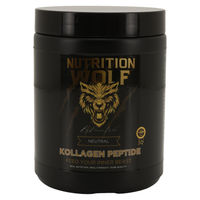 Produktbild von Nutrition Wolf Kollagen Peptide Pulver 400 g – Typ I & Typ III Kollagen aus Rind ohne Zusatzstoffe – Neutral