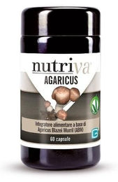 Nutriva Agaricus Bio Vegetarische Kapseln Vegan 60 Stück – Bild 1 von 1