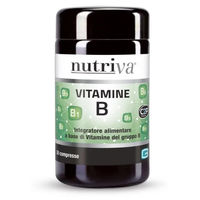 Produktbild von NUTRIVA B-Komplex Tabletten glutenfrei und laktosefrei 50 Stück