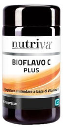 NUTRIVA BIOFLAVO C mit Calciumascorbat, 60 Tabletten, vegan, zuckerfrei und glutenfrei – Bild 1 von 1